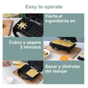 Maquina Wafflera Antiaderente 110V Drop015