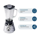Licuadora Oster Clásica Vaso de Vidrio 1.25 L Drop004