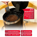 Cafetera Eléctrica Con Jarra De Cristal Rc-caf1 Drop015