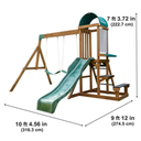 Zona de Juego de Exterior Kidkraft Wilderness Drop002