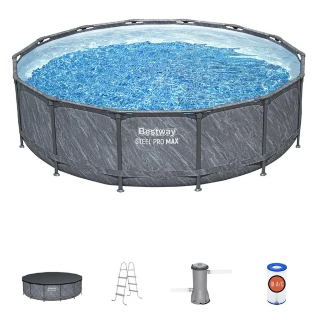 Alberca Redonda Bestway Steel Pro Max Drop002