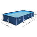 Alberca Rectangular Azul 84 cm x 450 cm x 220 cm Drop002