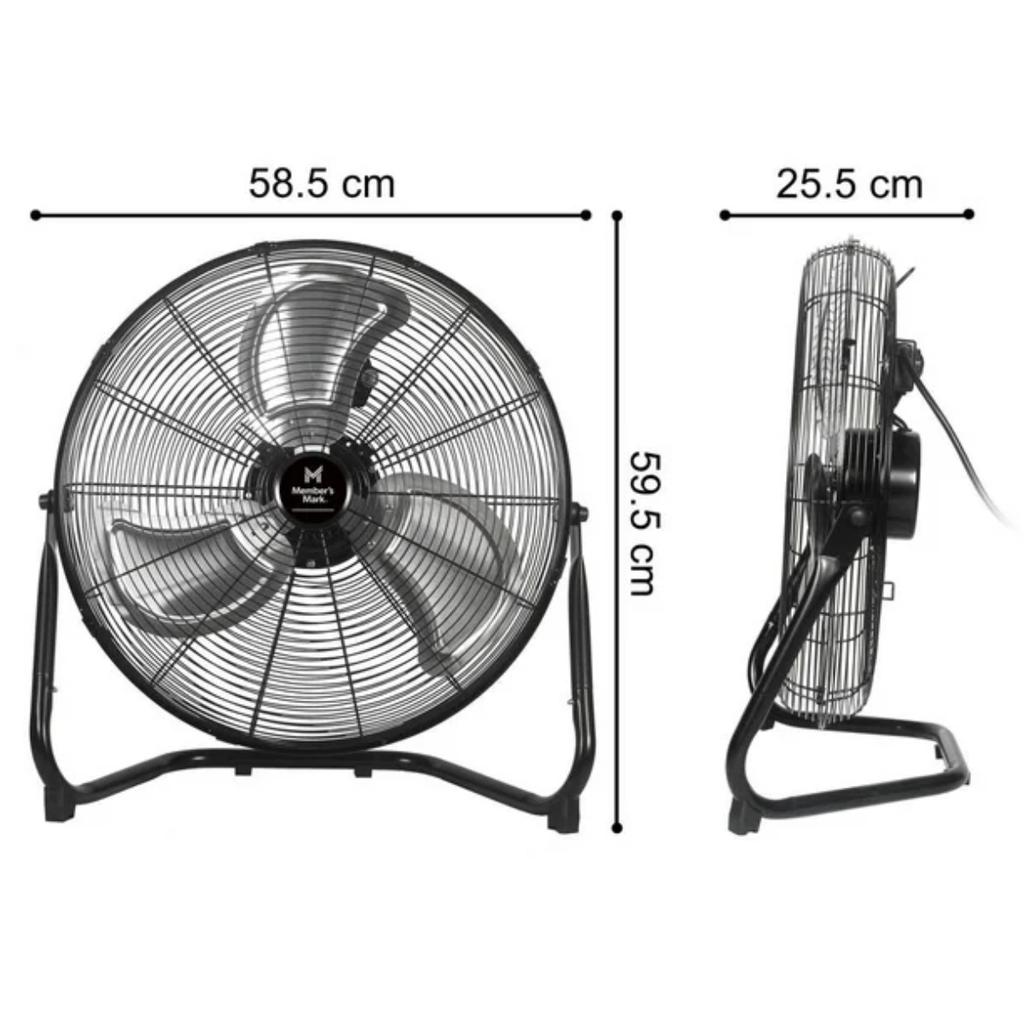 Ventilador de Piso Member's Mark 3 Velocidades 20" Drop002