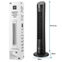 Ventilador de Torre  de Alta Velocidad 40 Pulgadas Drop002