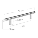 Jaladera De Barra Handyhome 79995 Acero Inoxidable Plata