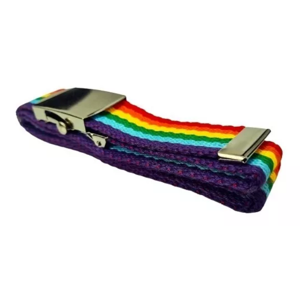 Cinturón Cinto Pride Arcoíris LGBT Orgullo Gay Mujer Hombre