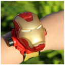 Reloj De Proyección Juguete Para Niños Iron Man Rojo