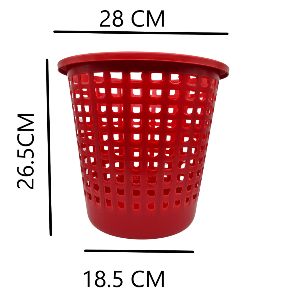 Cesto Calado De Plástico