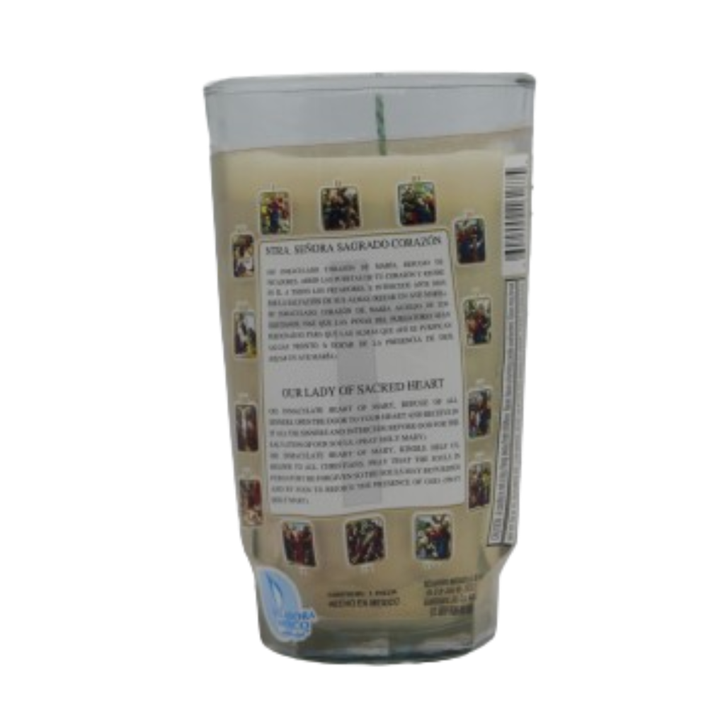 Virgen Del Sagrado Corazón Velas México VM13284