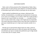 Santísima Muerte Negra Veladora México VM13256