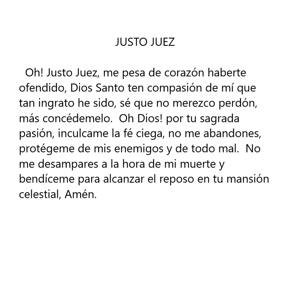 Justo Juez Veladora México Vm13278