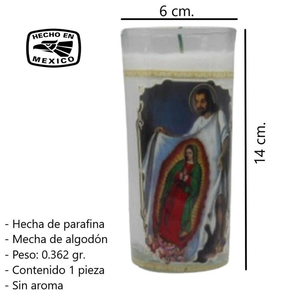 San Juan Diego Veladora México  VM71018