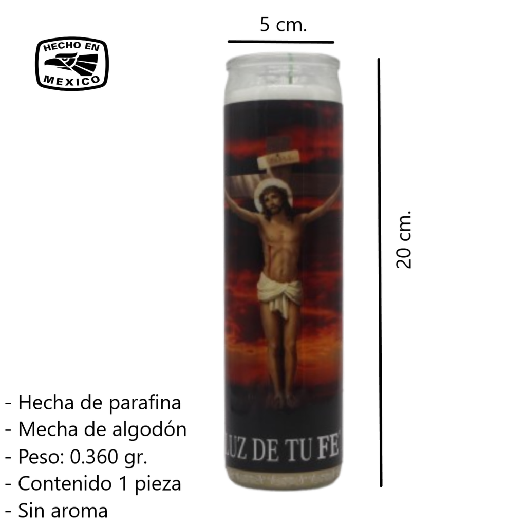 Jesús Crucificado Velas México VM81008