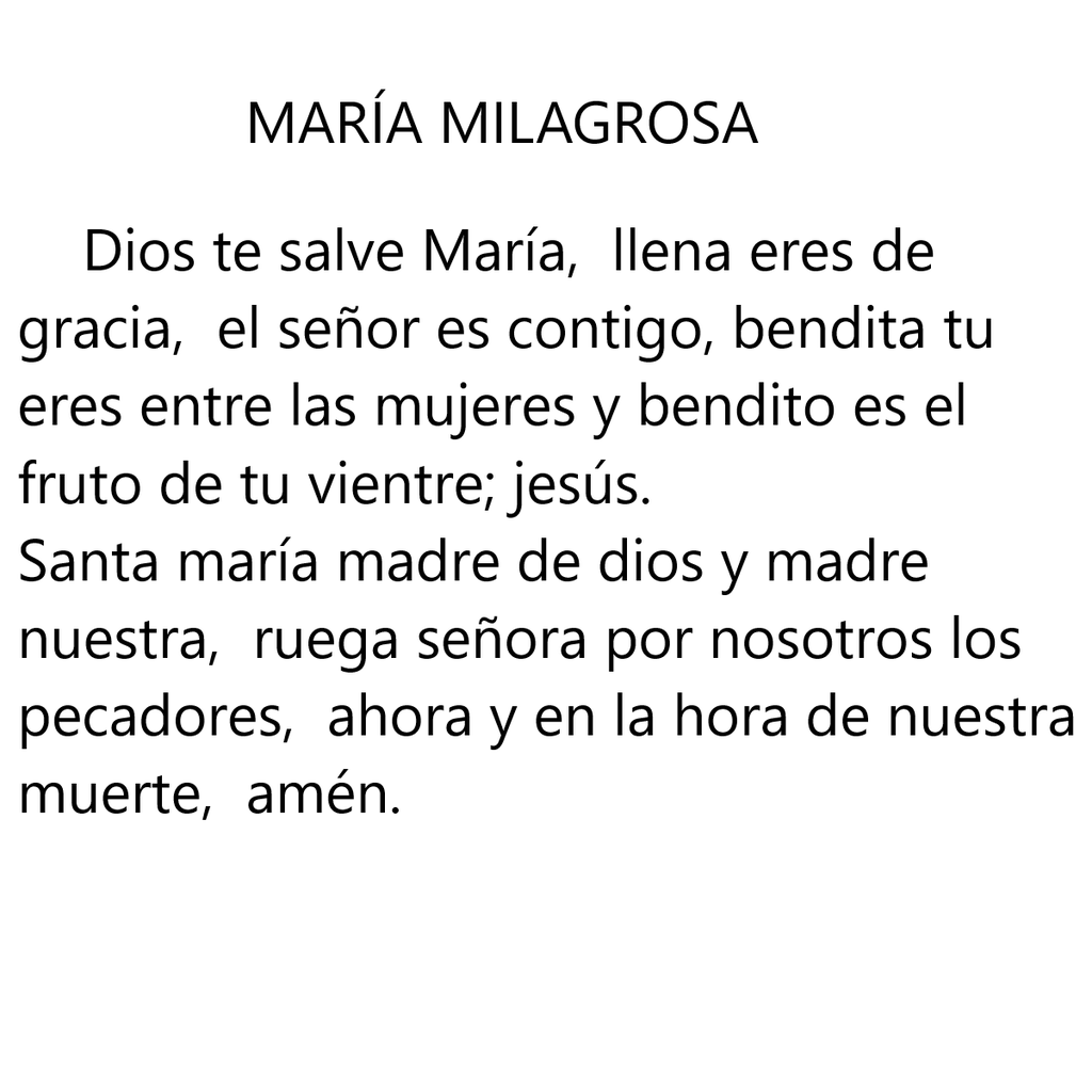 María Milagrosa Imagen Veladora México VM81013