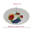 Plato sopero Decorado  PS-01