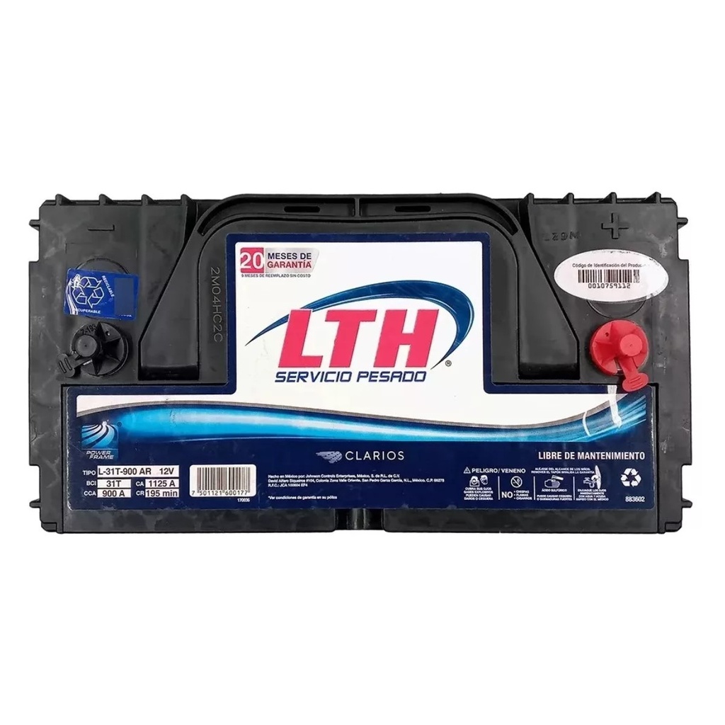 Batería Lth 12v 1125 Ah Modelo L-31t-900.