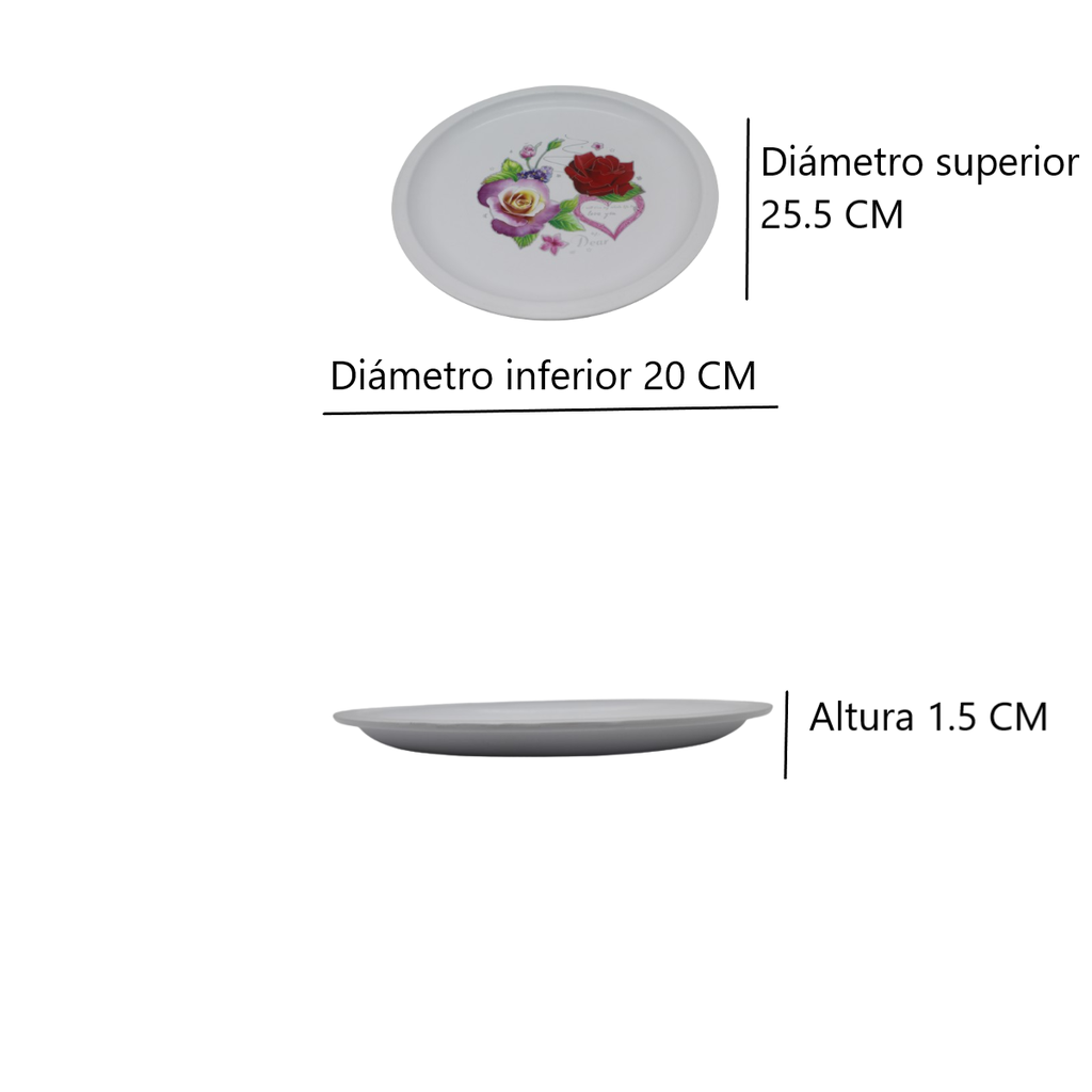 Plato Trinche Decorado PT-01