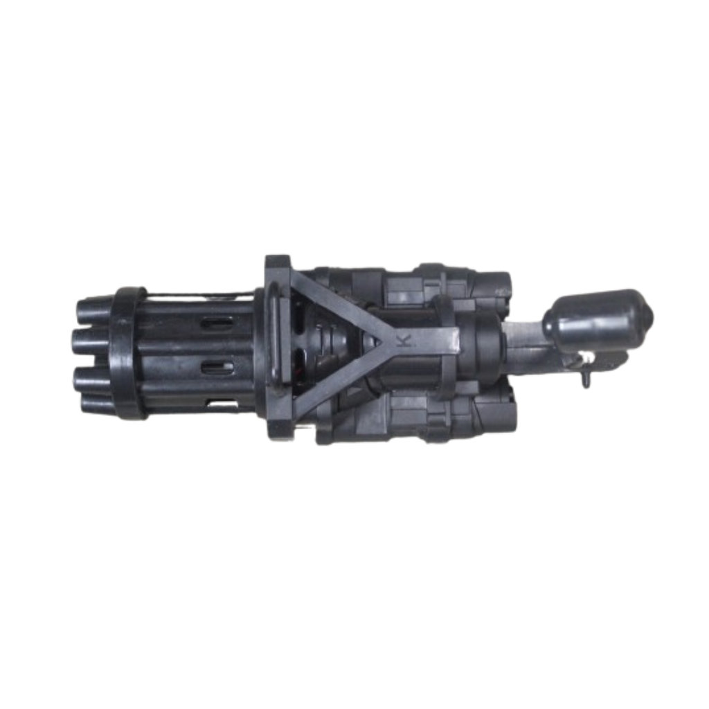 Pistola Burbujas Mini Gatling Pilas Maquina Gun Bubble Juguete KB-47