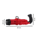 Pistola Burbujas Gatling Pilas Maquina Gun Bubble Juguete KB1122