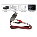 Cable Adaptador De Fuente De Alimentación De 5V,USB a 1,5 V, 3V, 4,5 V, 6V, 9V, 12V