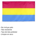 Bandera Pansexual 88.5 X 155 Cm Bandera Pride Orgullo LGBT