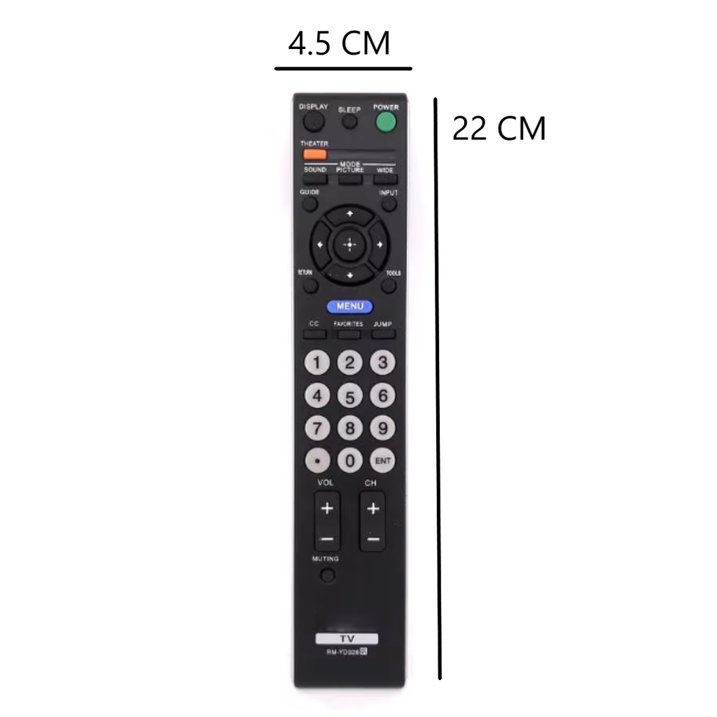 Control Para Televisión Sony Zdalamit Rm-yd026 -negro