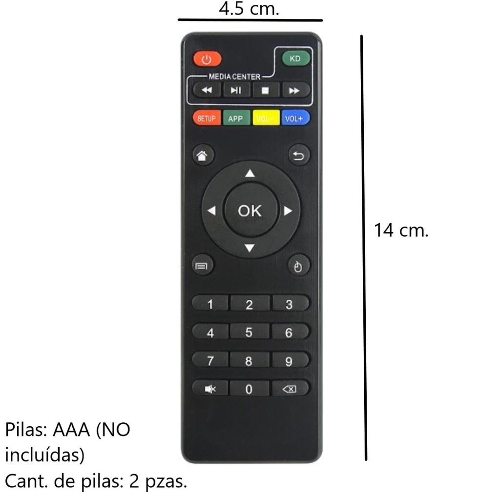 Control Remoto Tv Box Android X96 Mini Universal