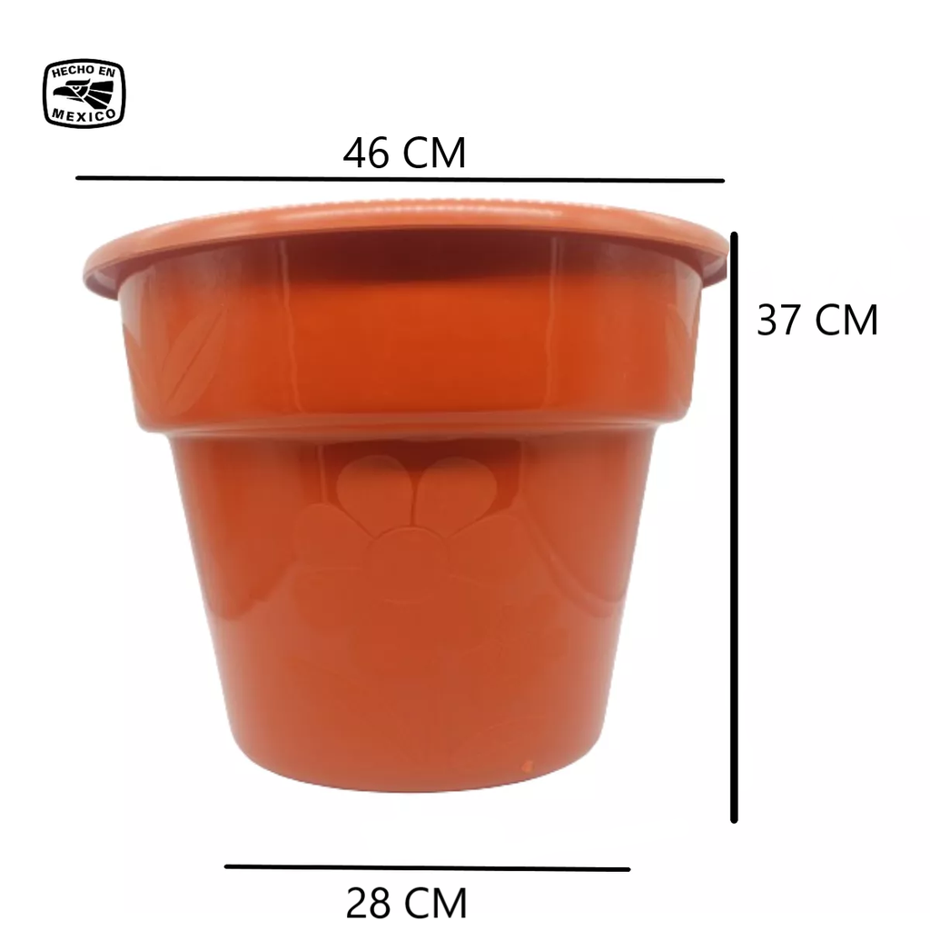 Maceton No.12 De Polipropileno Capacidad 44 Litros FpMAC-012