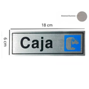 Letrero De Aluminio Caja SP00054