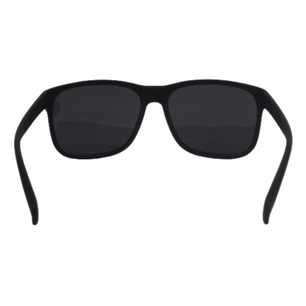 Lentes De Sol Clásico P/ Hombres Y Mujeres Negro C/rojo