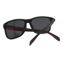 Lentes De Sol Clásico P/ Hombres Y Mujeres Negro C/rojo