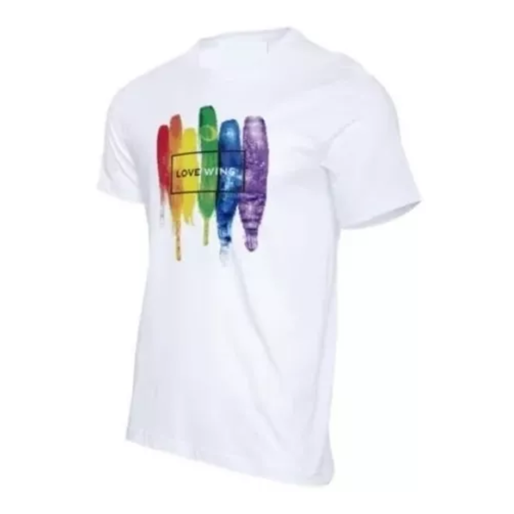 Camisa Gay Acuarela Arcoíris. Love Wins. Pride lgbt