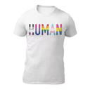 Camisa Gay Lgbt Arcoíris Pride Orgullo Human Blanca