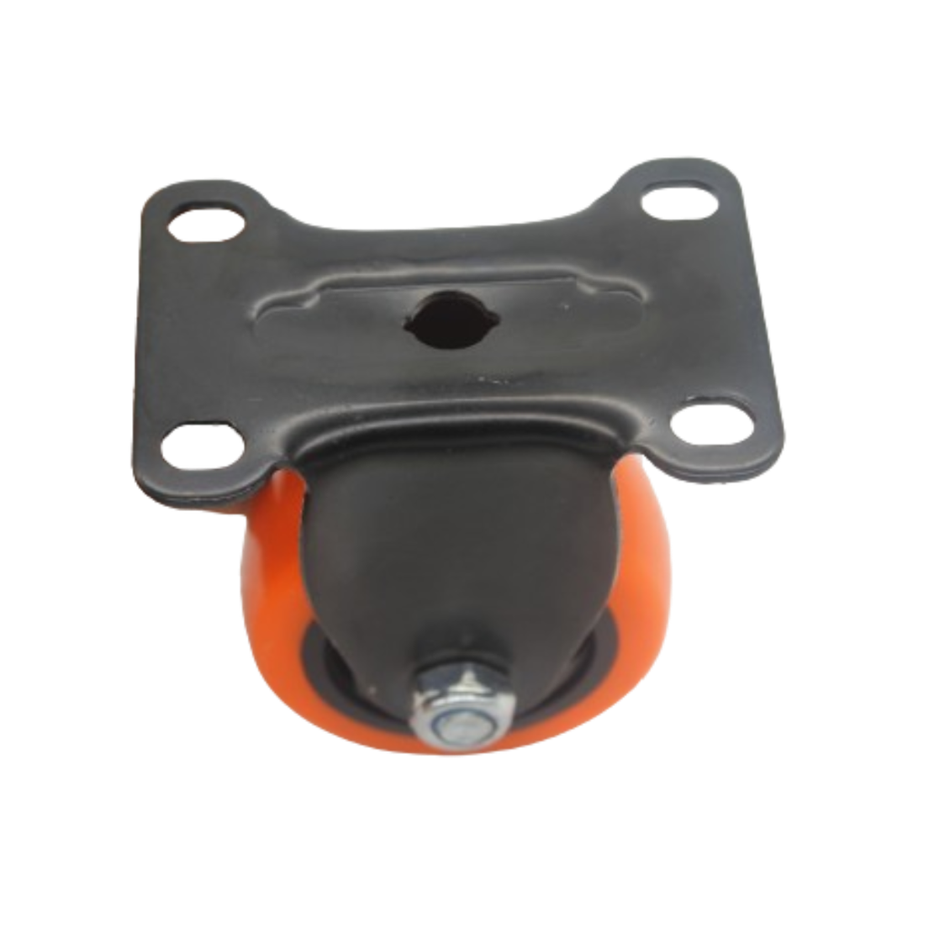 Rodaja Llanta De PVC Fija Con Placa Acero RCH-07