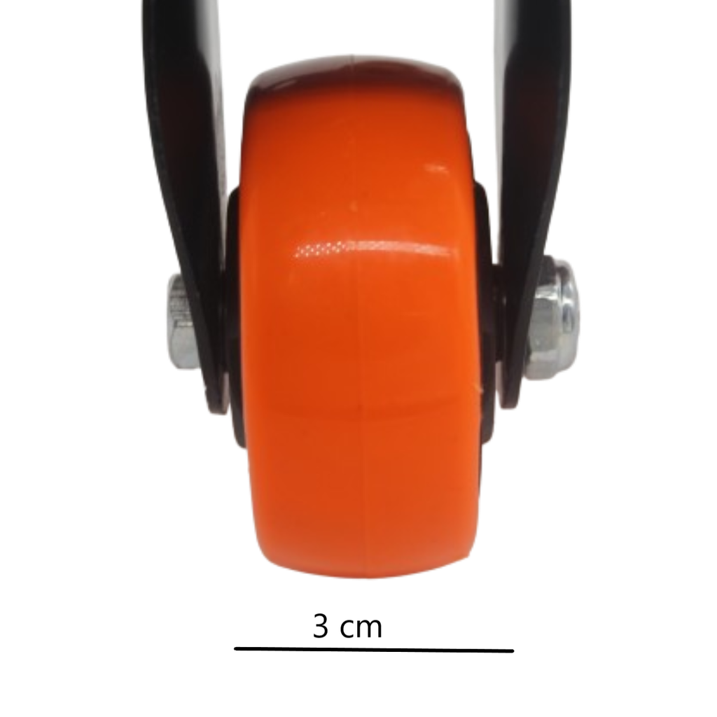 Rodaja Llanta De PVC Fija Con Placa Acero RCH-07