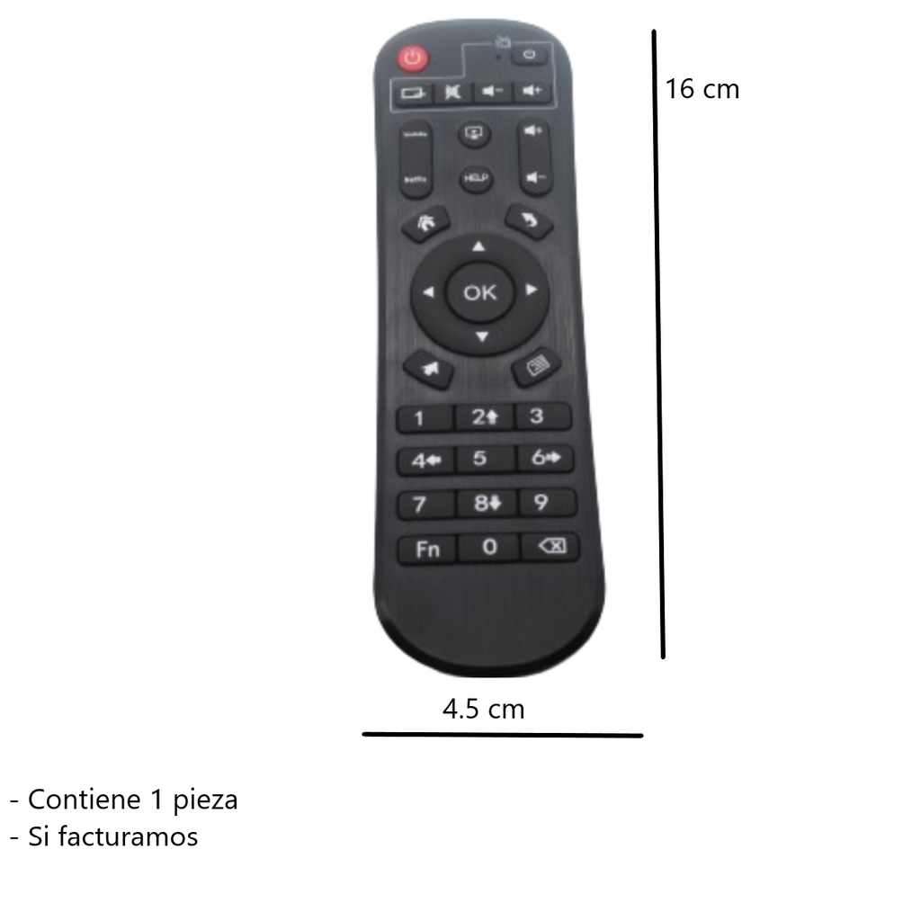 Control Remoto Android TV Box  TX3, TX6S, MX10PRO