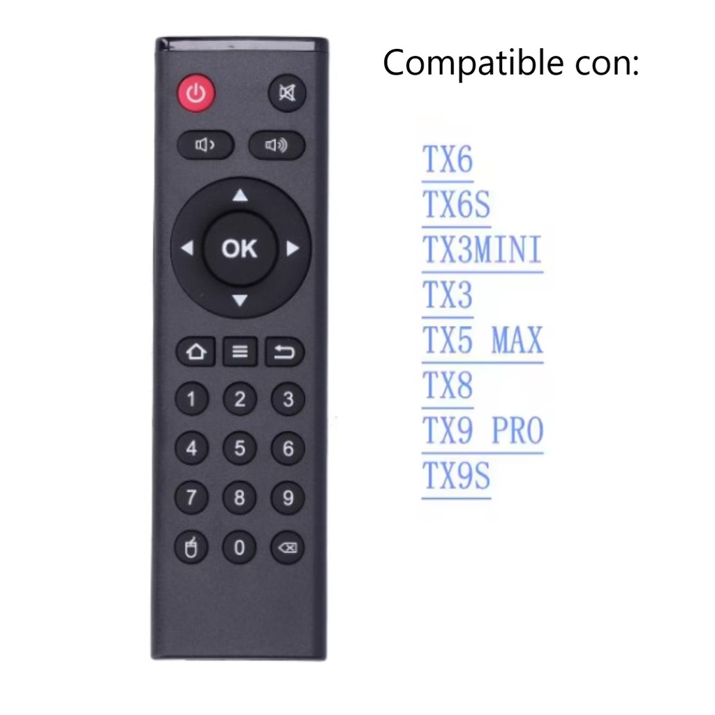 Control Remoto Tx6 Repuesto Para Android Tv Box, H96Max