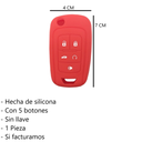 Funda De Silicona Con 5 Botones Para Llave De Coche, Chevy Chevrolet Camaro