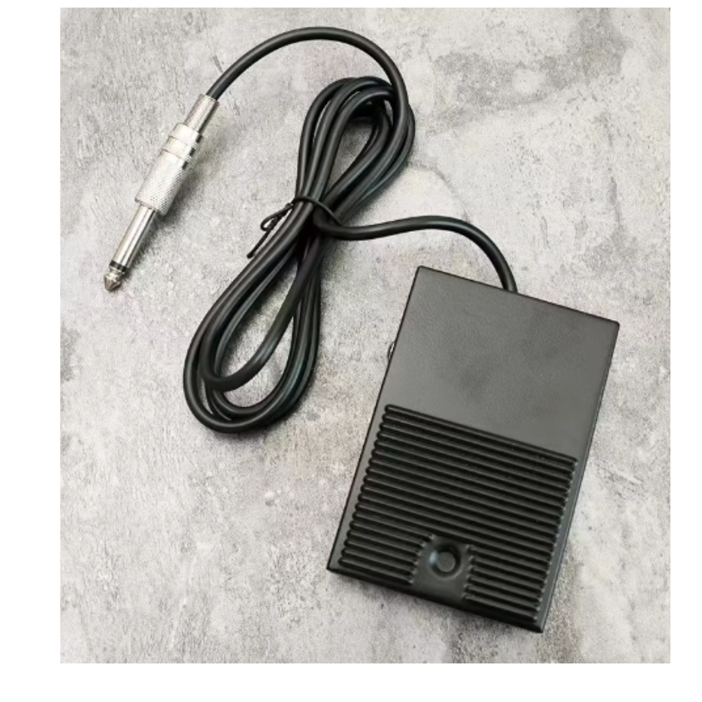 Interruptor de Pedal de tatuaje negro