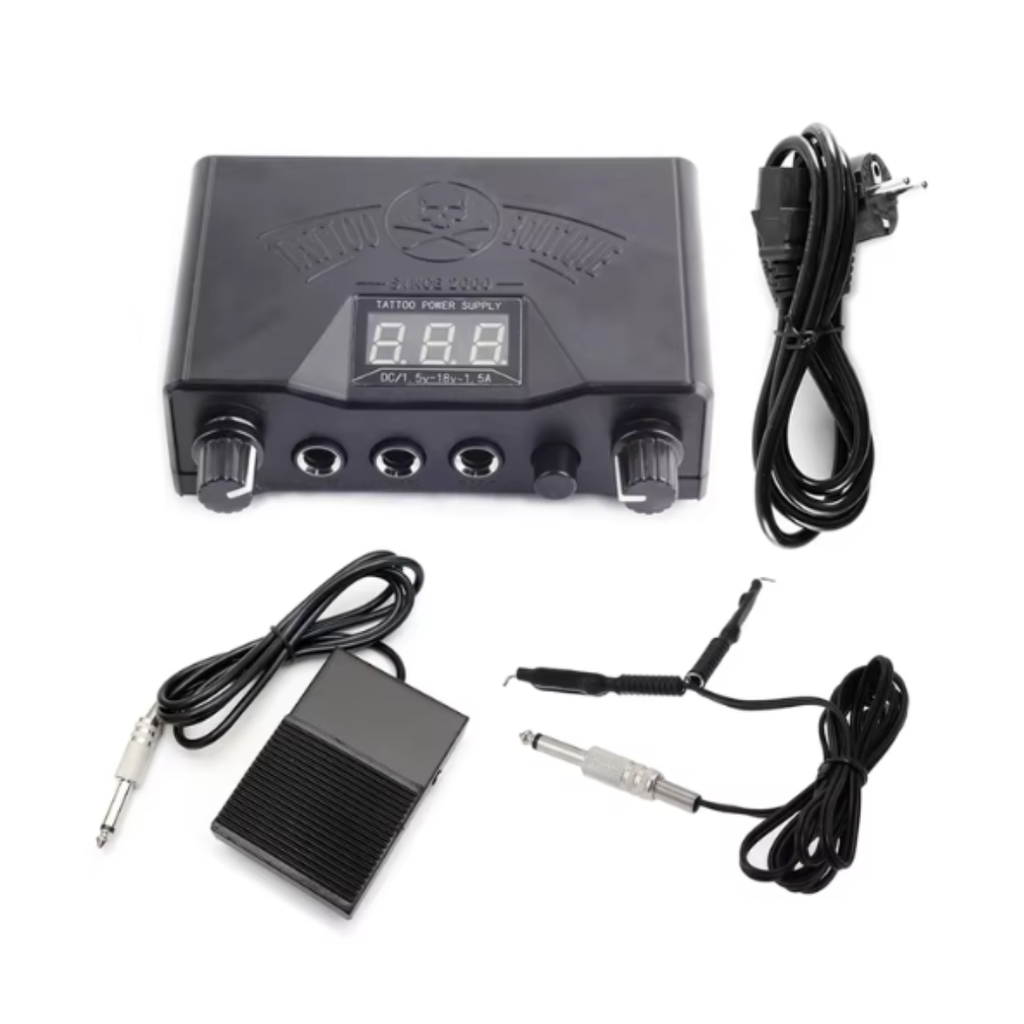 Interruptor de Pedal de tatuaje negro