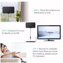 Antena Tv Digital HD Para Interiores Dab Amplificada