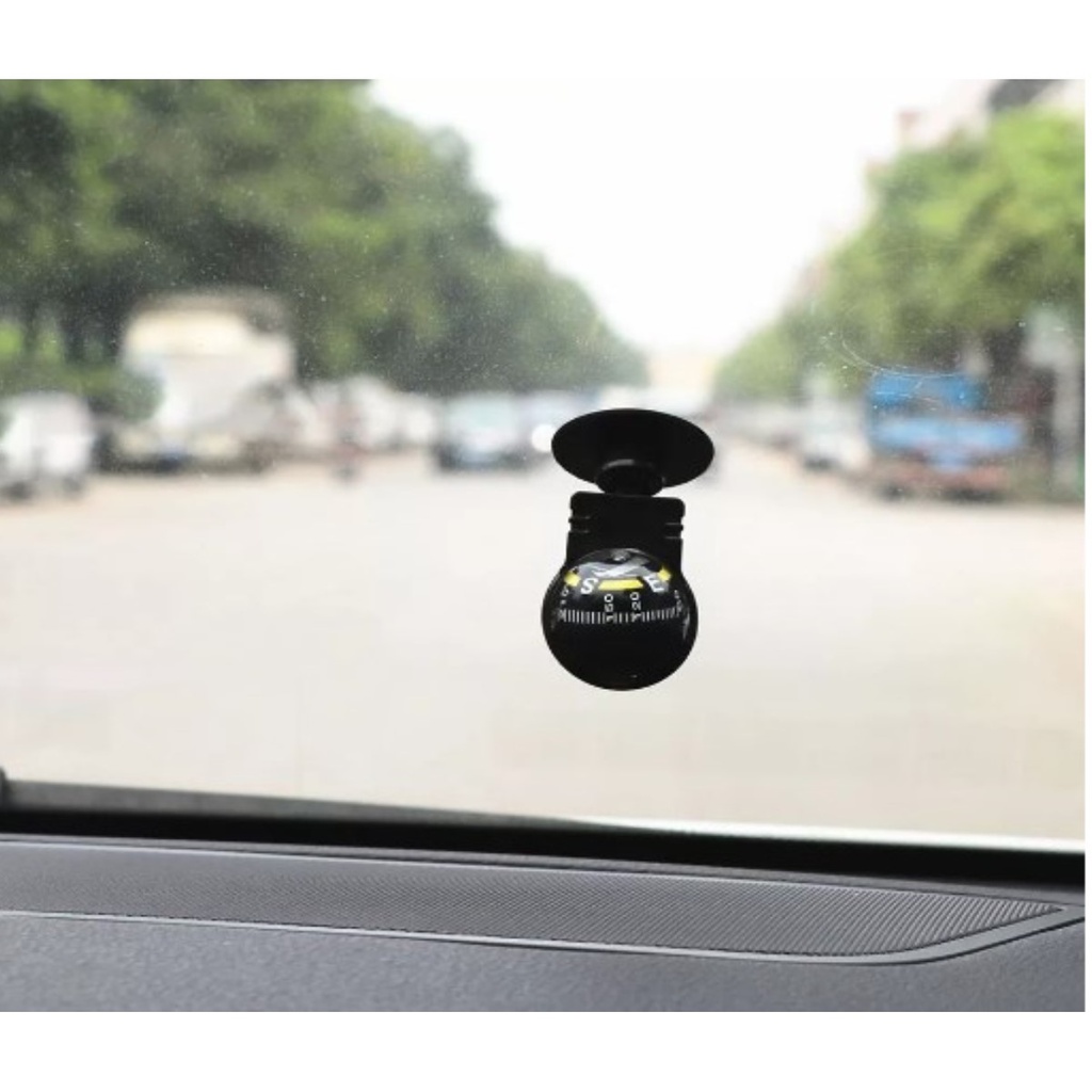 Brújula Para Coche En Forma De Bola Con Ventosa