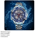 Reloj De Pulsera De Cuarzo Deportivo Cronógrafo Digital De Lujo