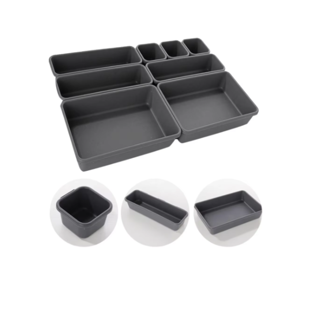 Caja Organizadora De Cajones 8 Piezas Para Maquillaje, Cosméticos, Artículos.