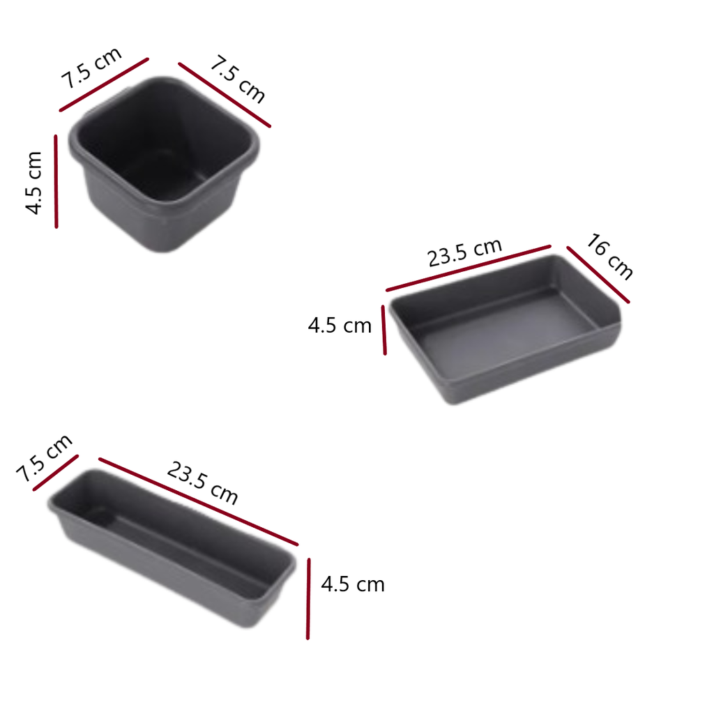 Caja Organizadora De Cajones 8 Piezas Para Maquillaje, Cosméticos, Artículos.