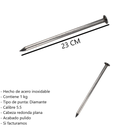 Clavo Para Madera Con Cabeza Bolsa De 1kg