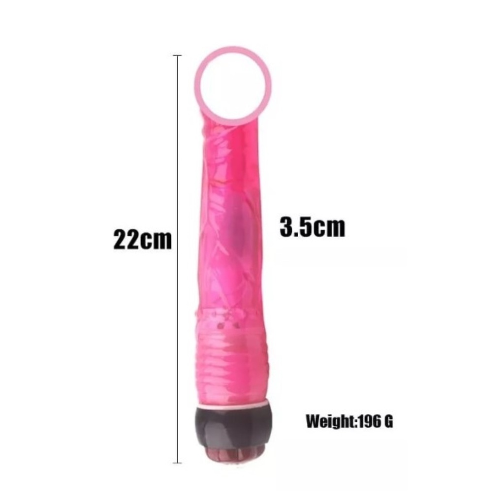 Dildo Masajeador Vibratorio De 3 Velocidades! Super Hots!