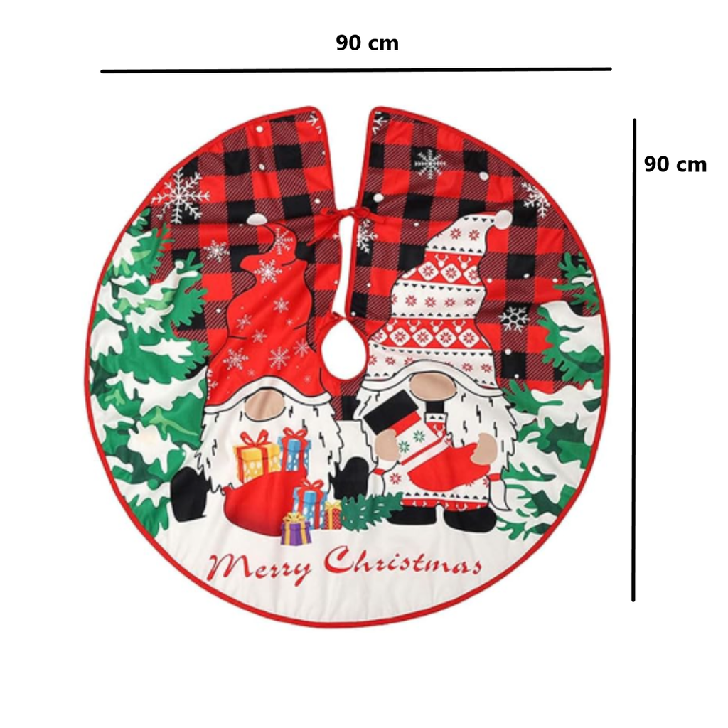 Faldas Para Árbol De Navidad Alfombra De Gnomos De 90 Cm