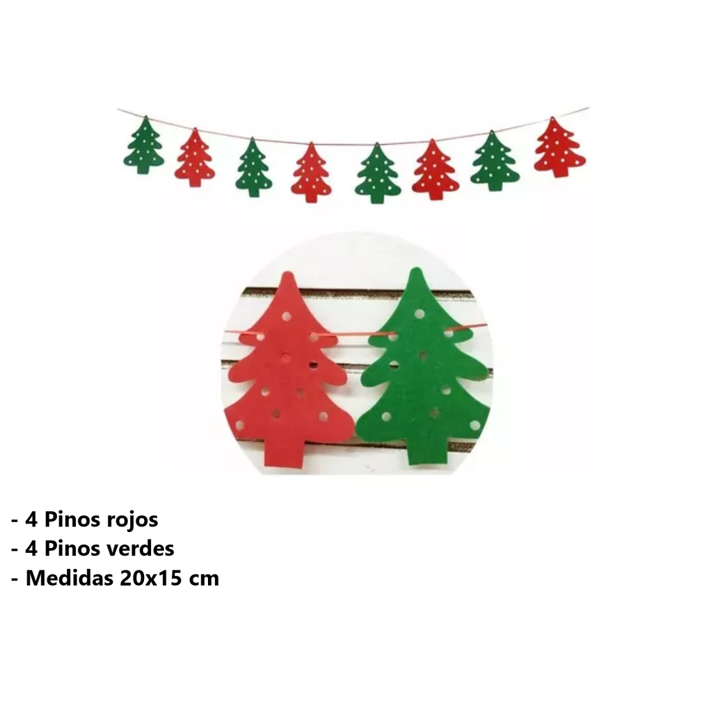 Kit Navideño Para Fiestas De Navidad