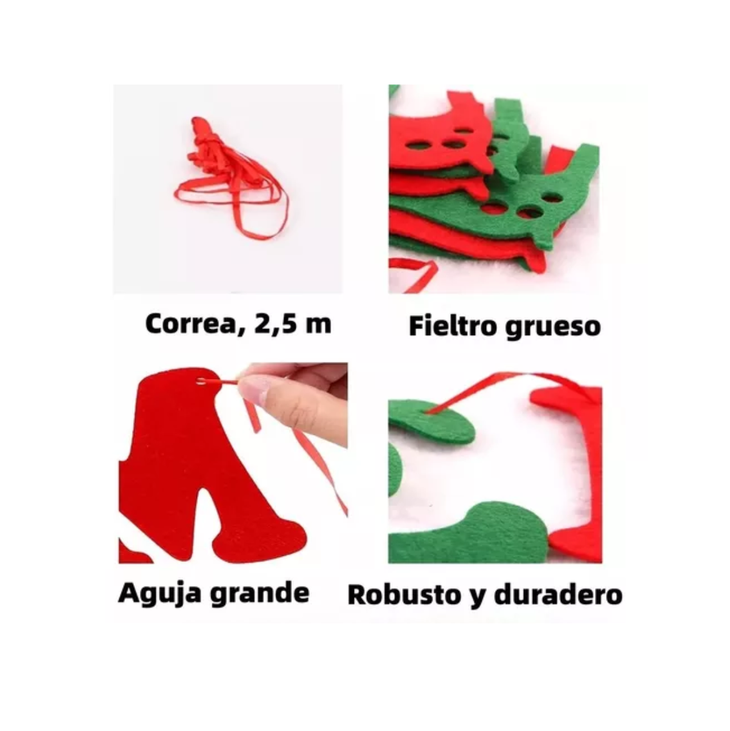 Kit Navideño Para Fiestas De Navidad